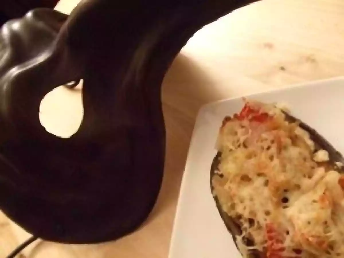 Aubergines farcies au chèvre