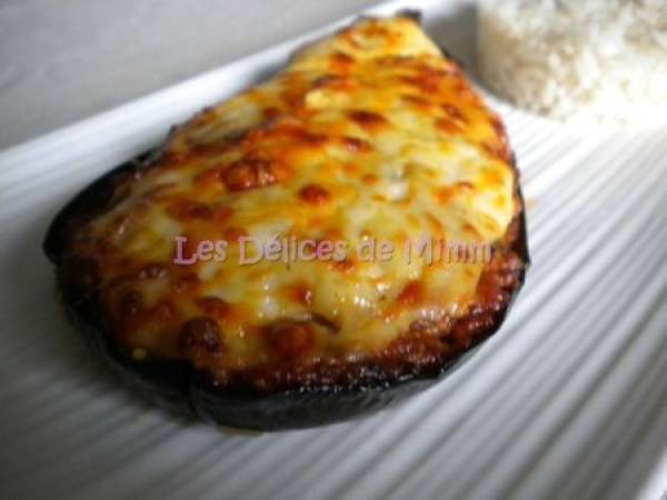 Aubergines farcies façon moussaka