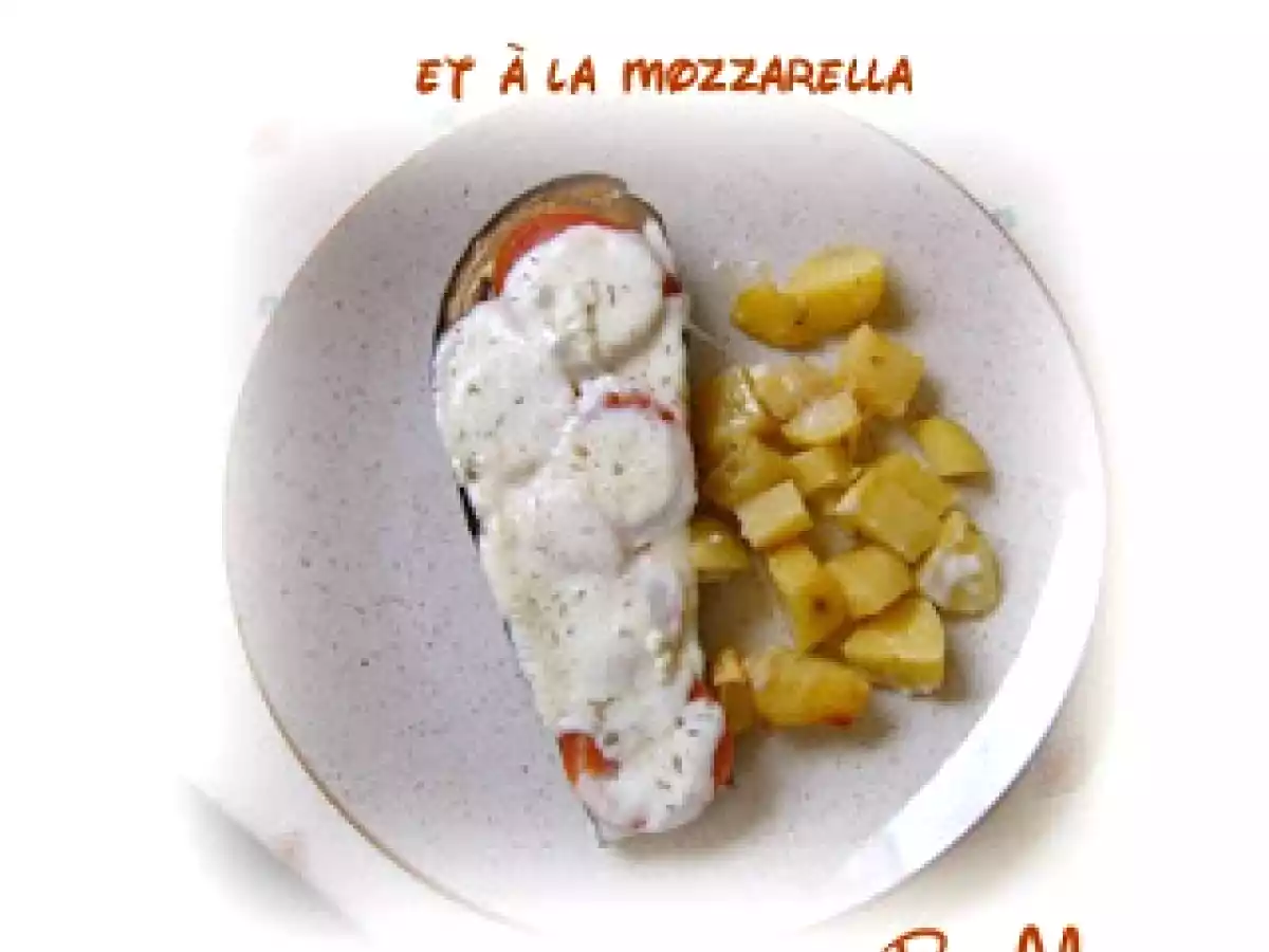 Aubergines gratinées à la tomate et à la mozzarella