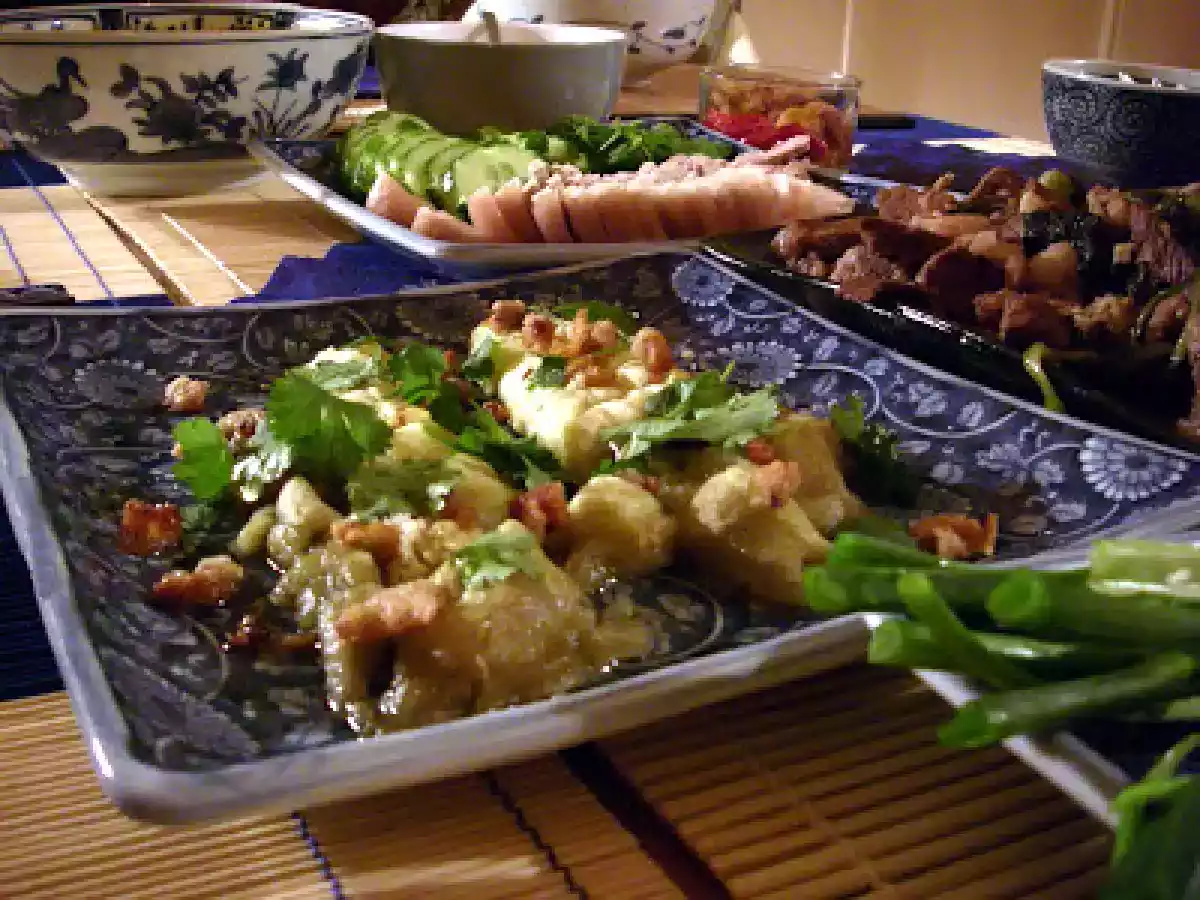 Aubergines grillées à la vietnamienne
