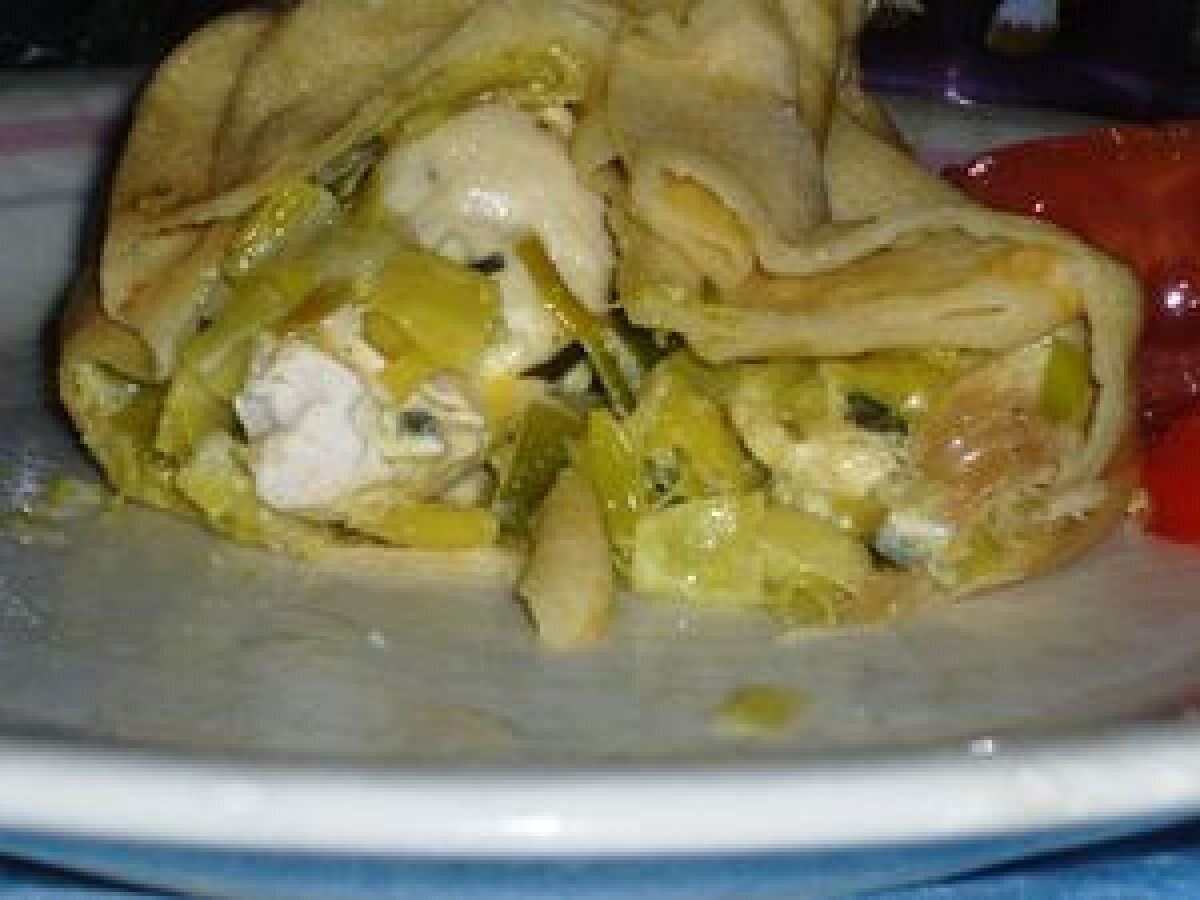 Aumonière de poulet et fondue de poireaux Recette Ptitchef