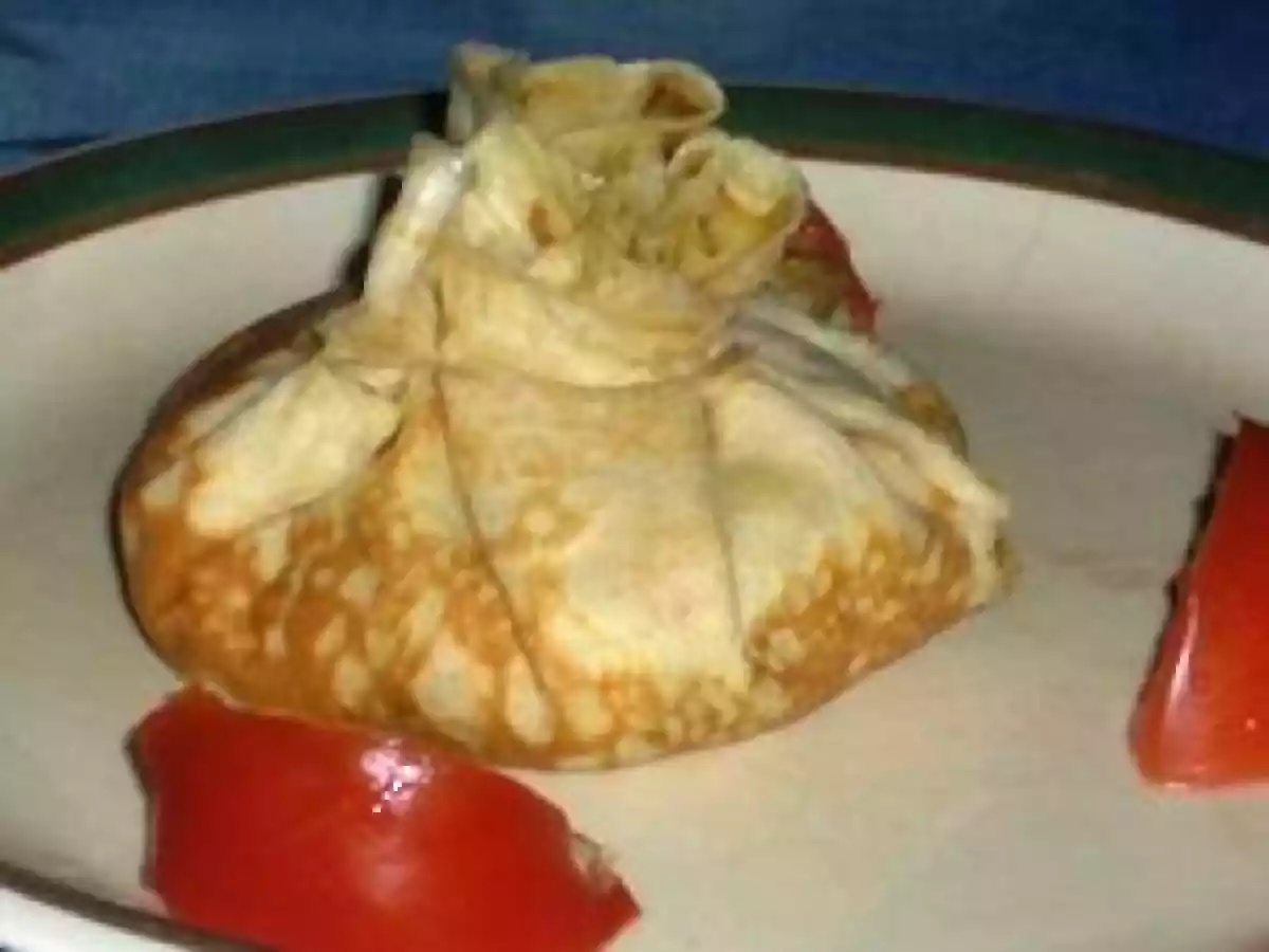 Aumonière de poulet et fondue de poireaux - photo 2