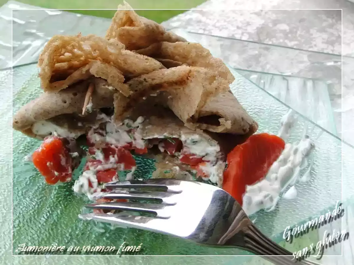 Aumoniêre de sarrasin au saumon fumé - photo 2