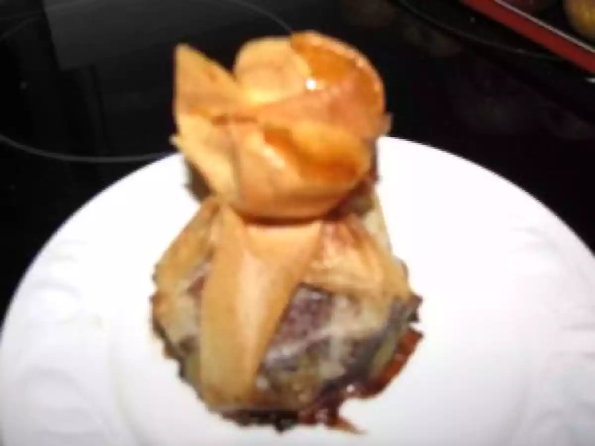 Aumônière poires - chocolat