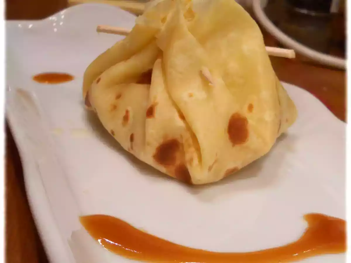 Aumônière pomme-caramel