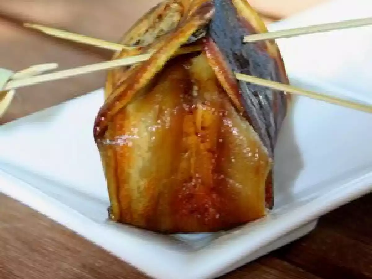 Aumônières d'aubergines à l'Italienne