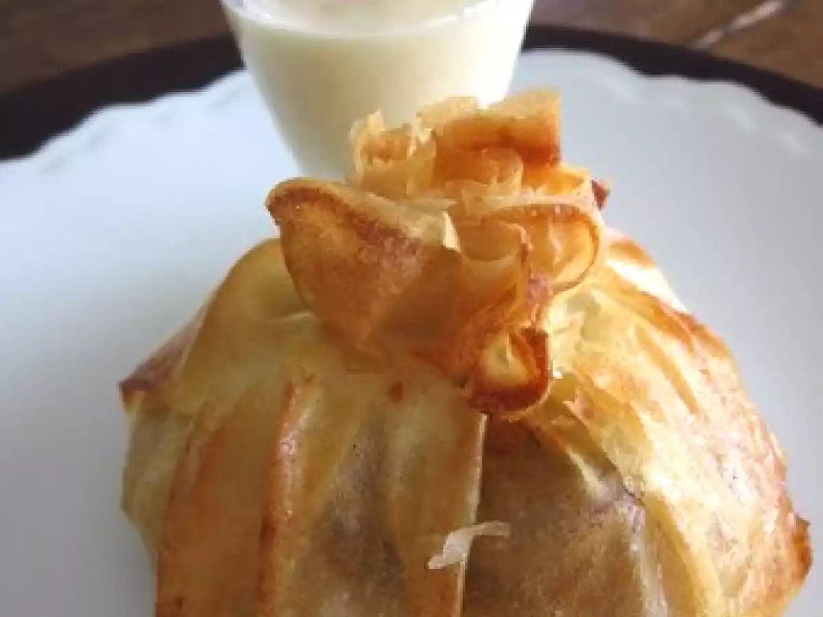 Aumonières de boudin blanc aux pommes - photo 2