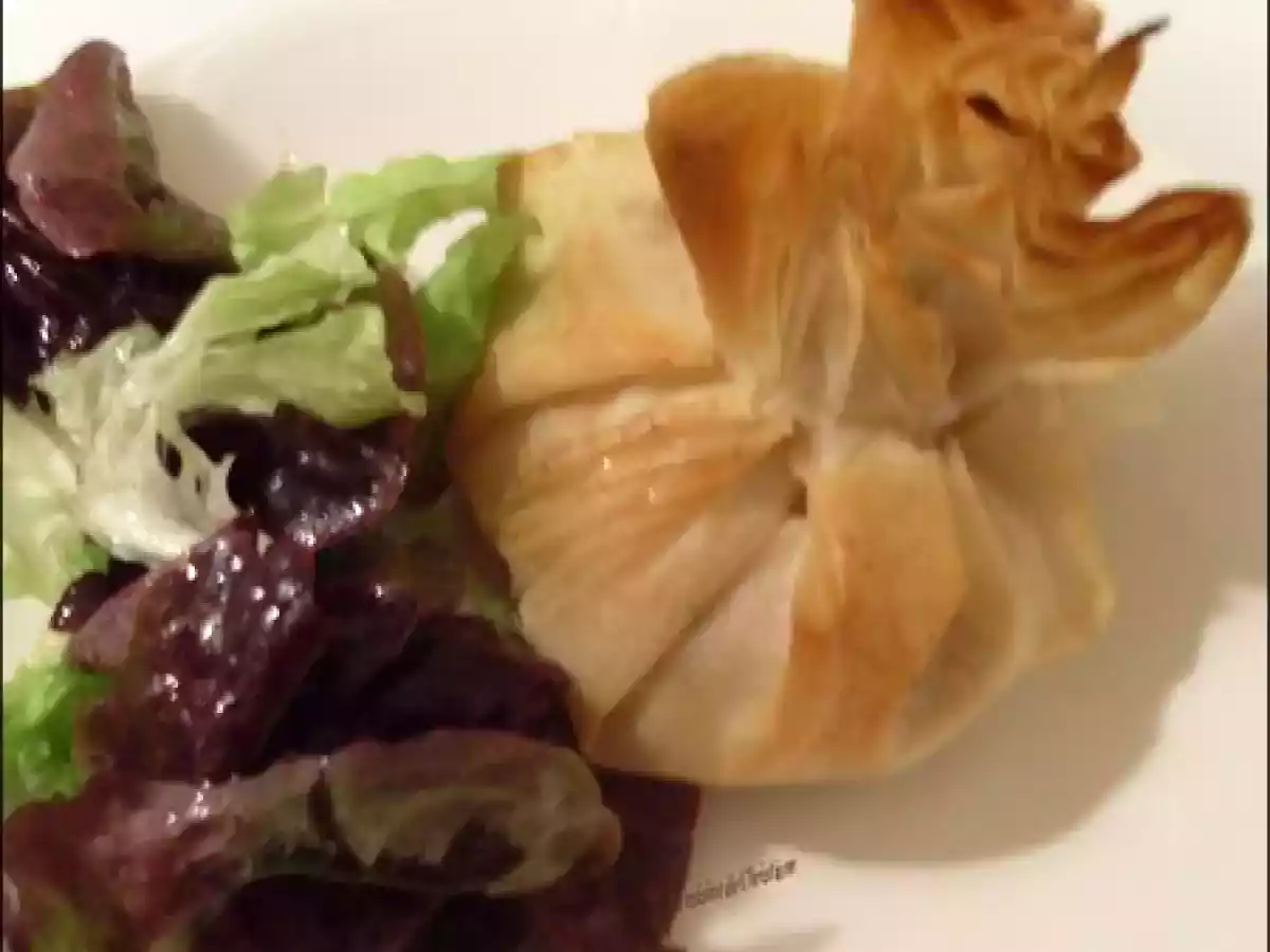 AUMONIERES DE BOUDIN BLANC TRUFFE ET DE POMMES