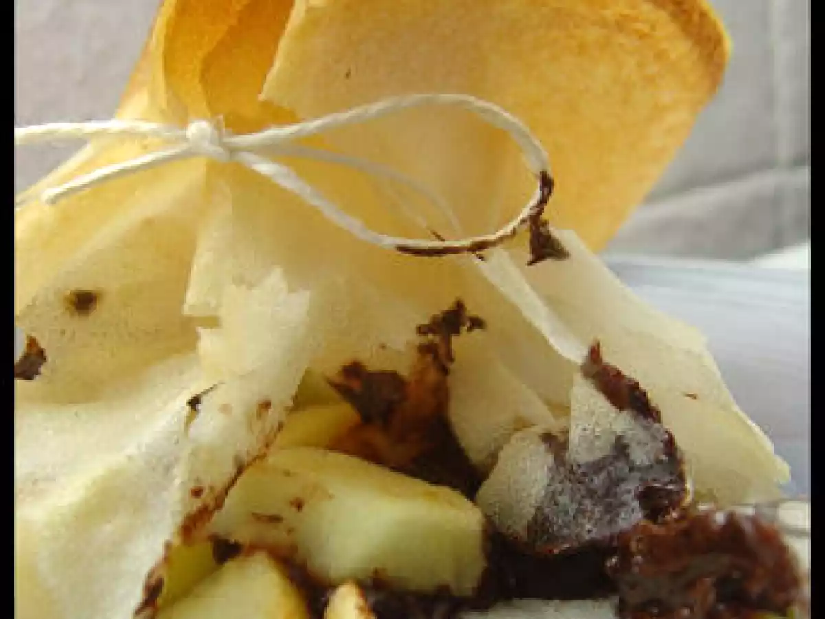 AUMONIERES DE BRICK CHOCOLAT & POMMES