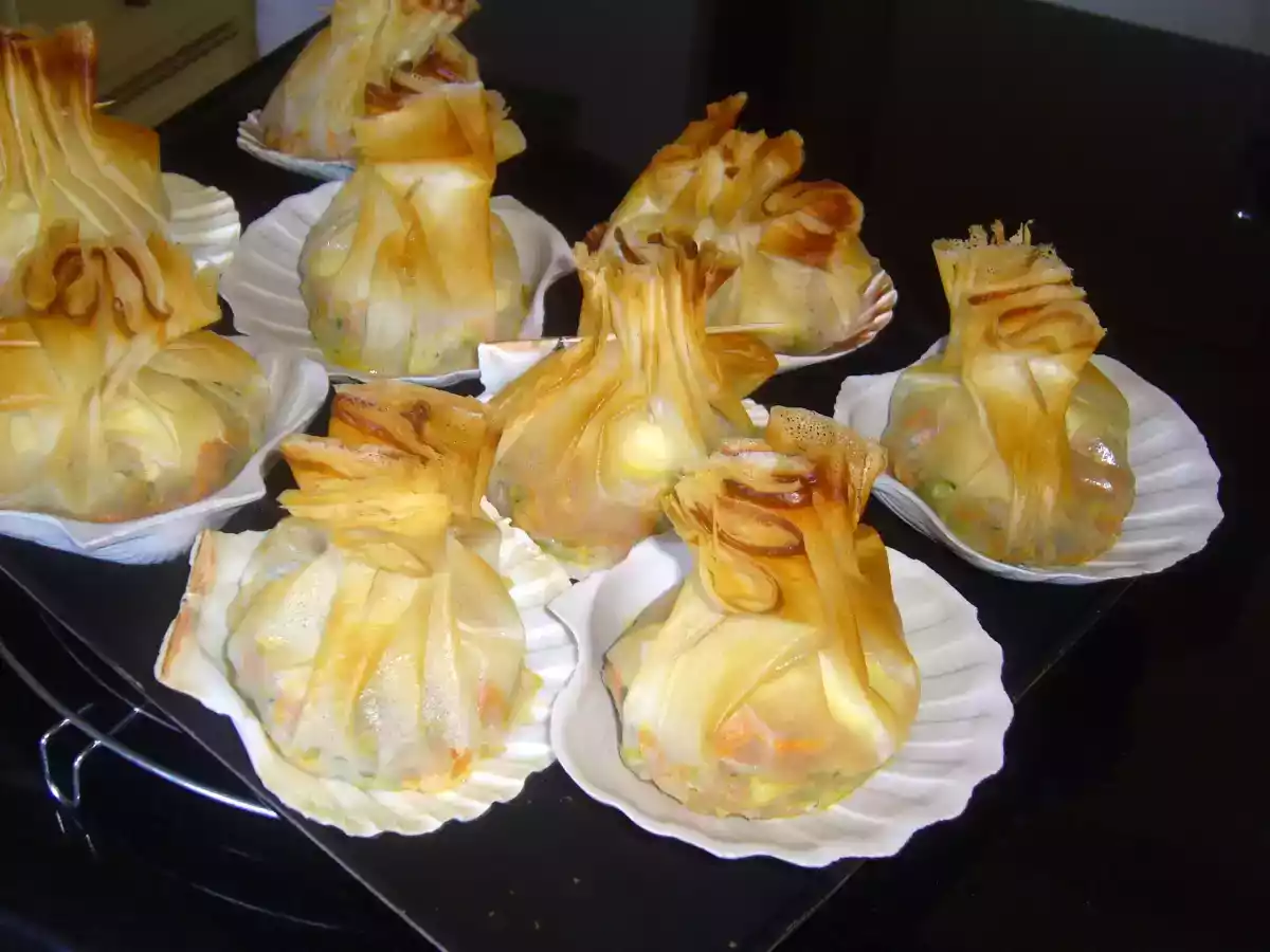 Aumônières de légumes et Saint Marcellin