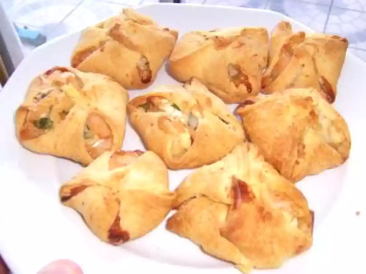 Aumonières saumon et chèvre