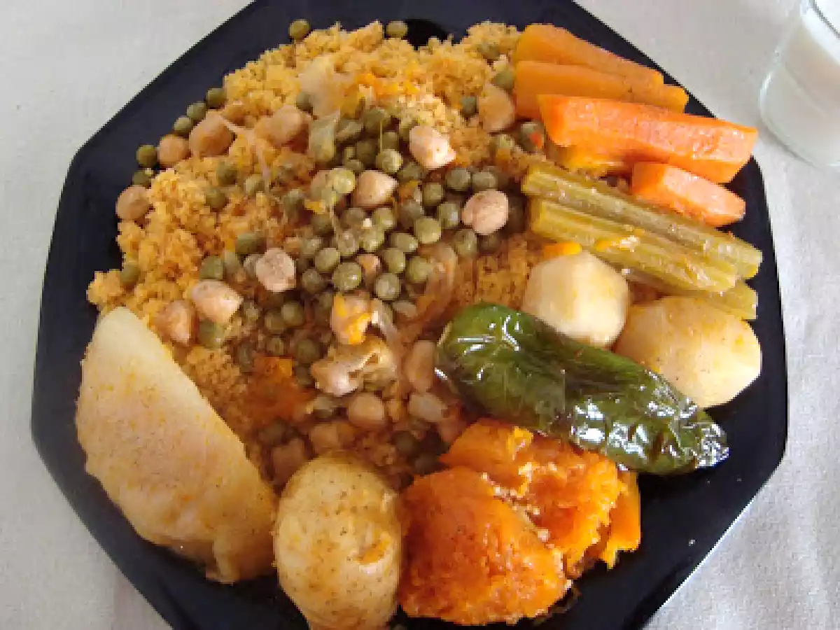 Avant l'Aid, un petit couscous tout légumes