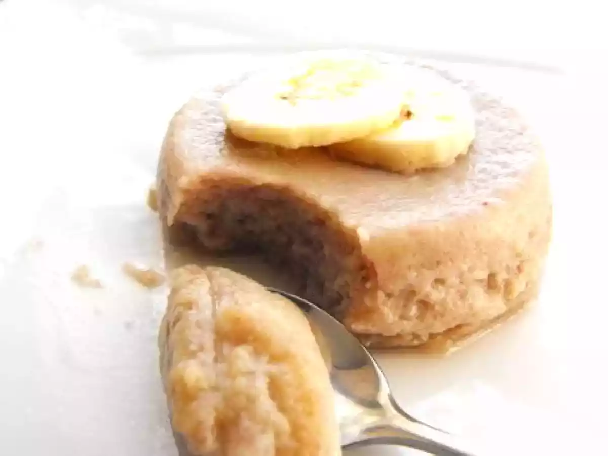 Avis aux amateurs de banane ! Crème renversée à la banane - photo 4