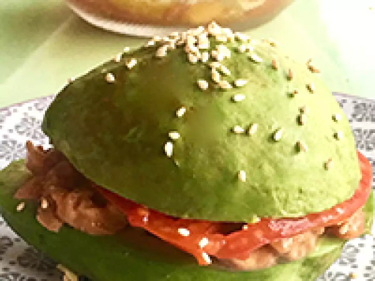 Avocado Burger au saumon fumé