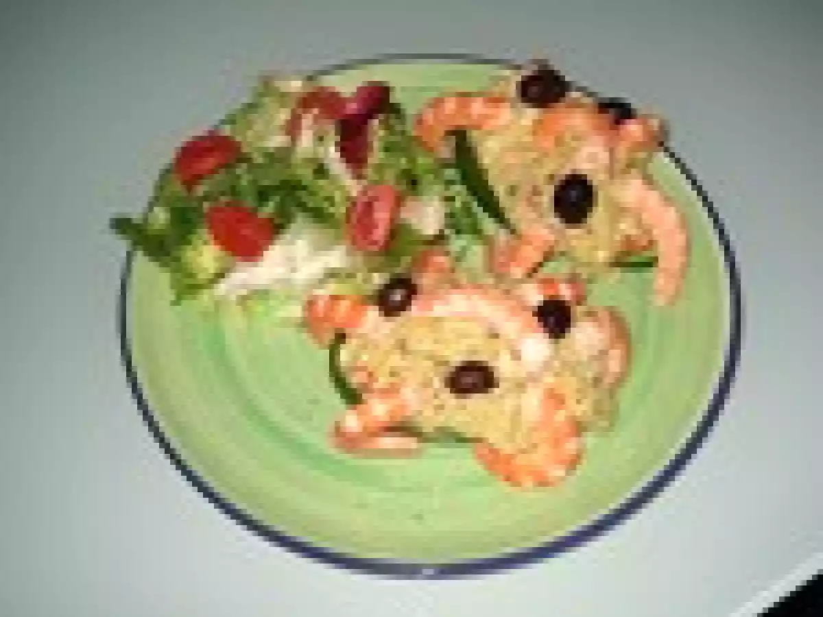Avocat au thon et crevettes