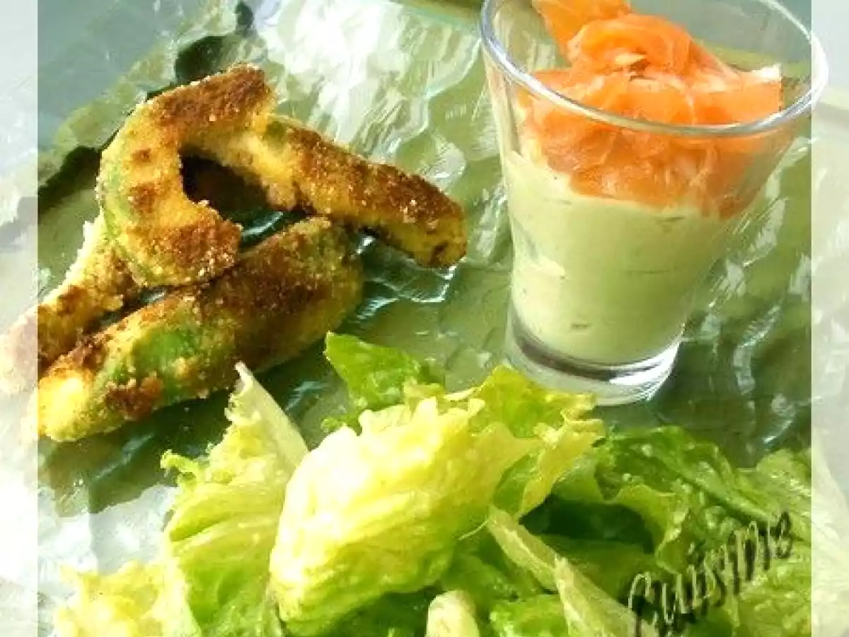 Avocats chauds, panés