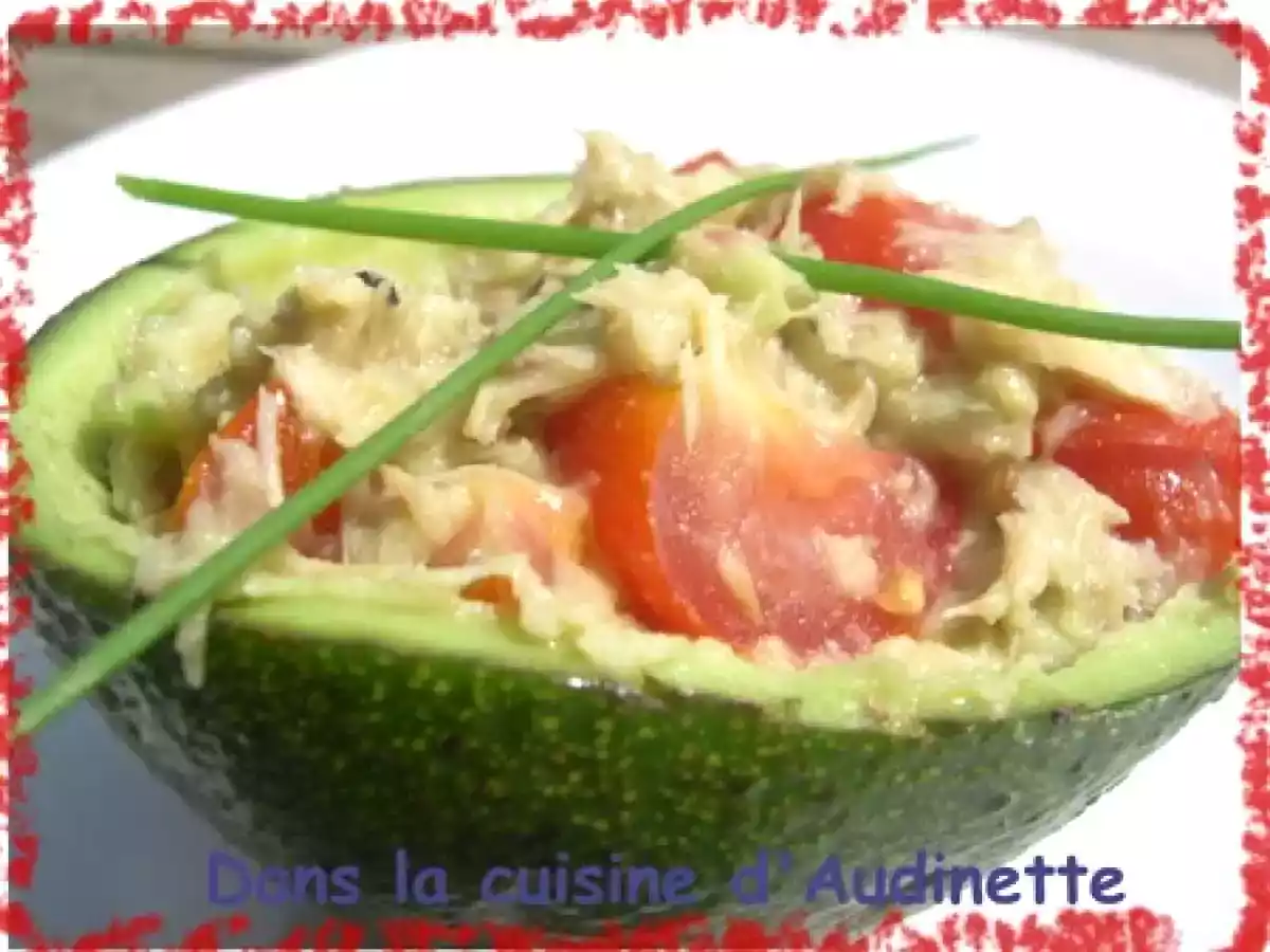 Avocats farcis au maquereau