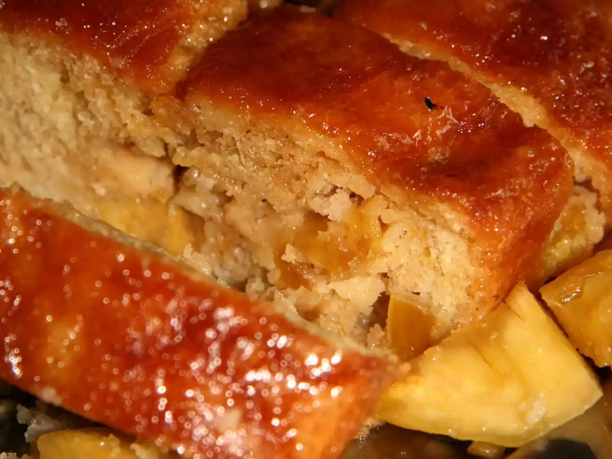 baba au rhum et à l'ananas