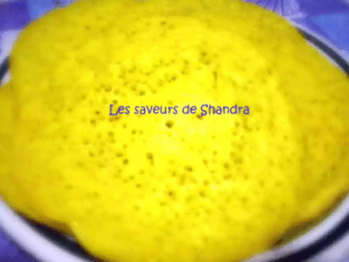 Baghrirs à l'orange ou crêpes au mille trous.