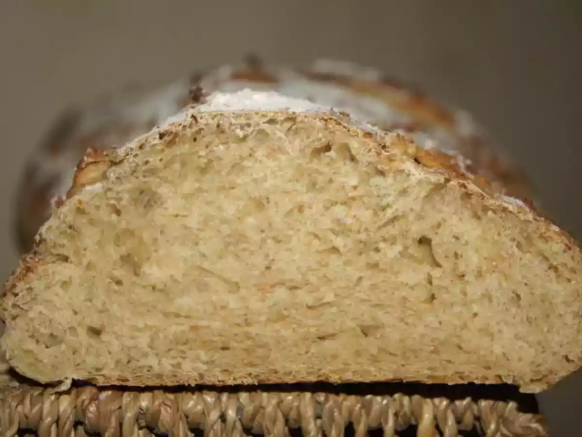 Baguette de 2 livres à la farine complète et seigle très très moelleuse - photo 2
