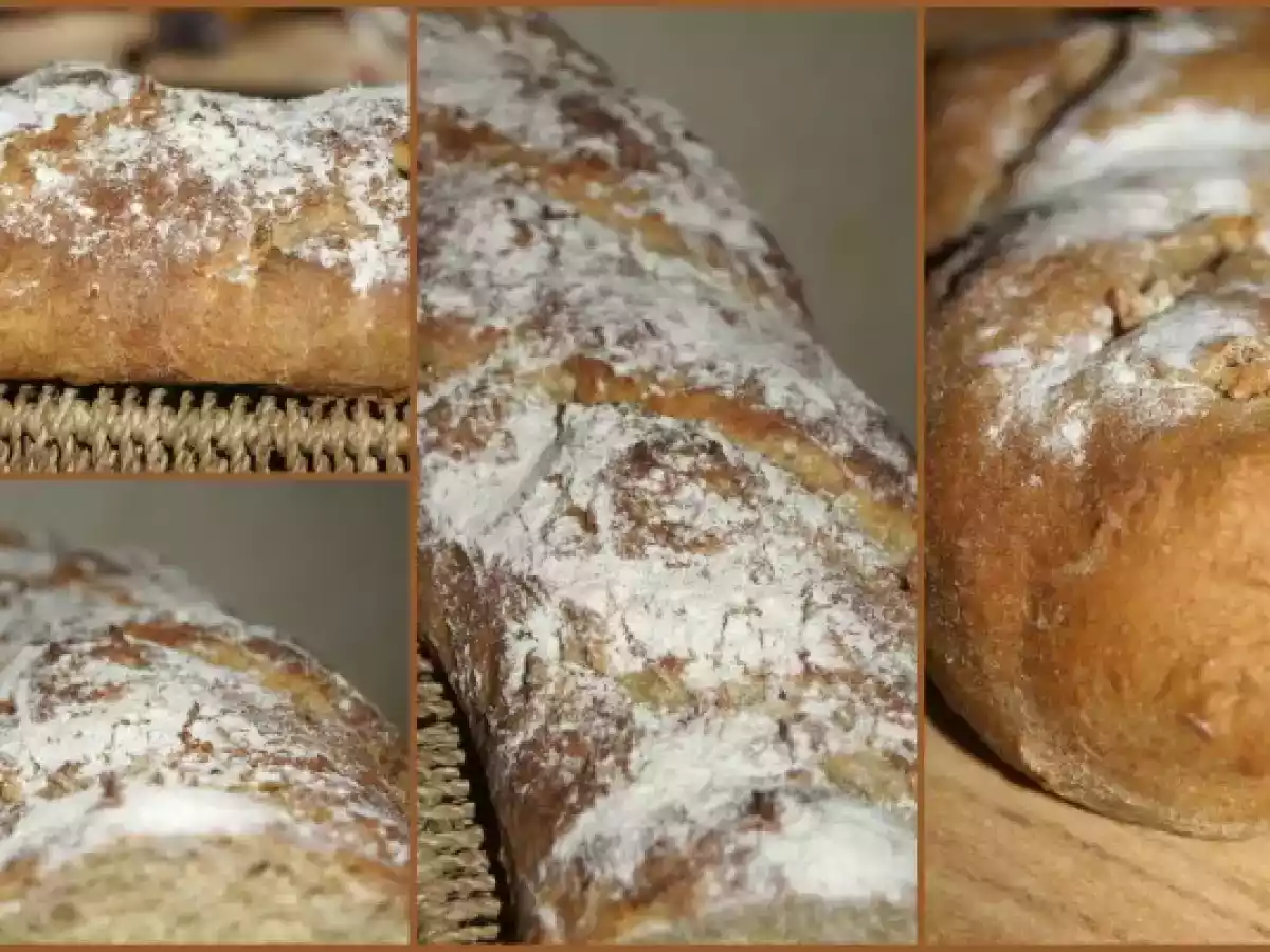 Baguette de 2 livres à la farine complète et seigle très très moelleuse - photo 3