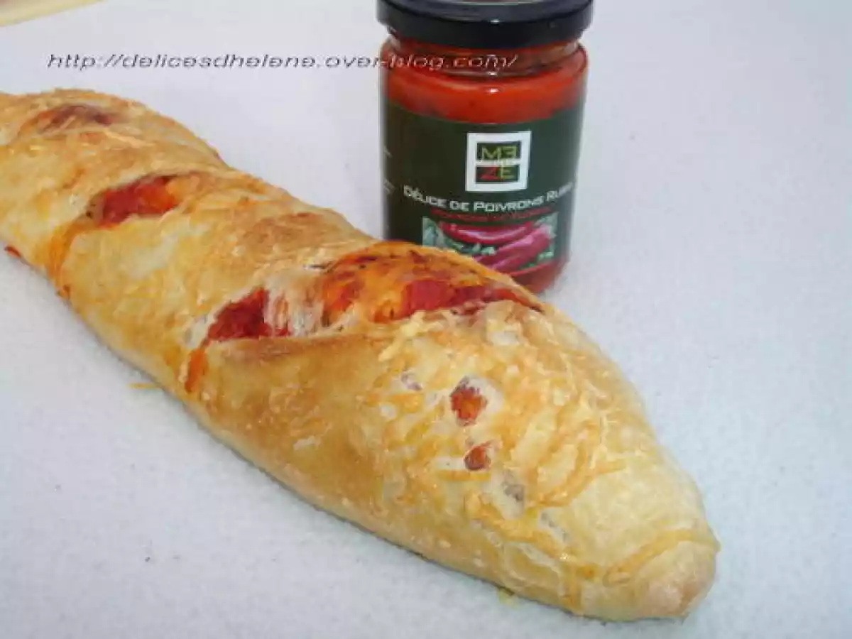 BAGUETTE FOURREE AU DELICE DE POIVRONS - photo 2