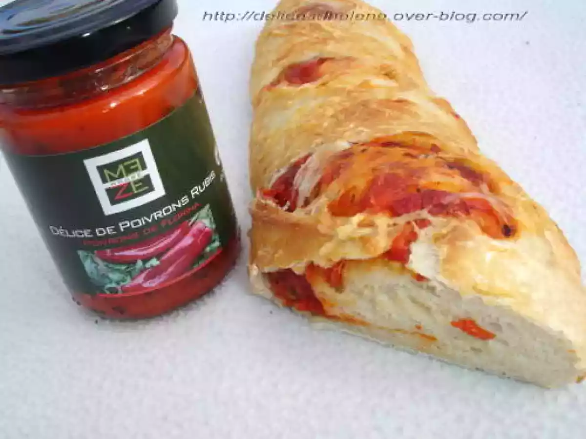 BAGUETTE FOURREE AU DELICE DE POIVRONS - photo 3