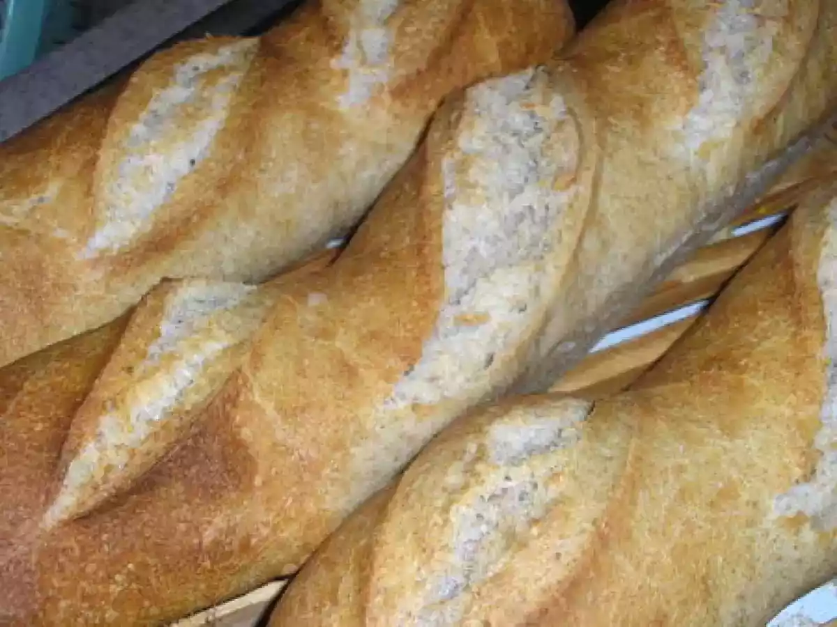 Baguettes au levain à l'épeautre