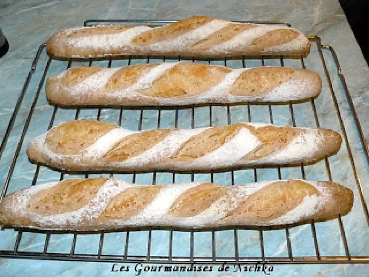 Baguettes avec poolish en MAP : le pas à pas en photos