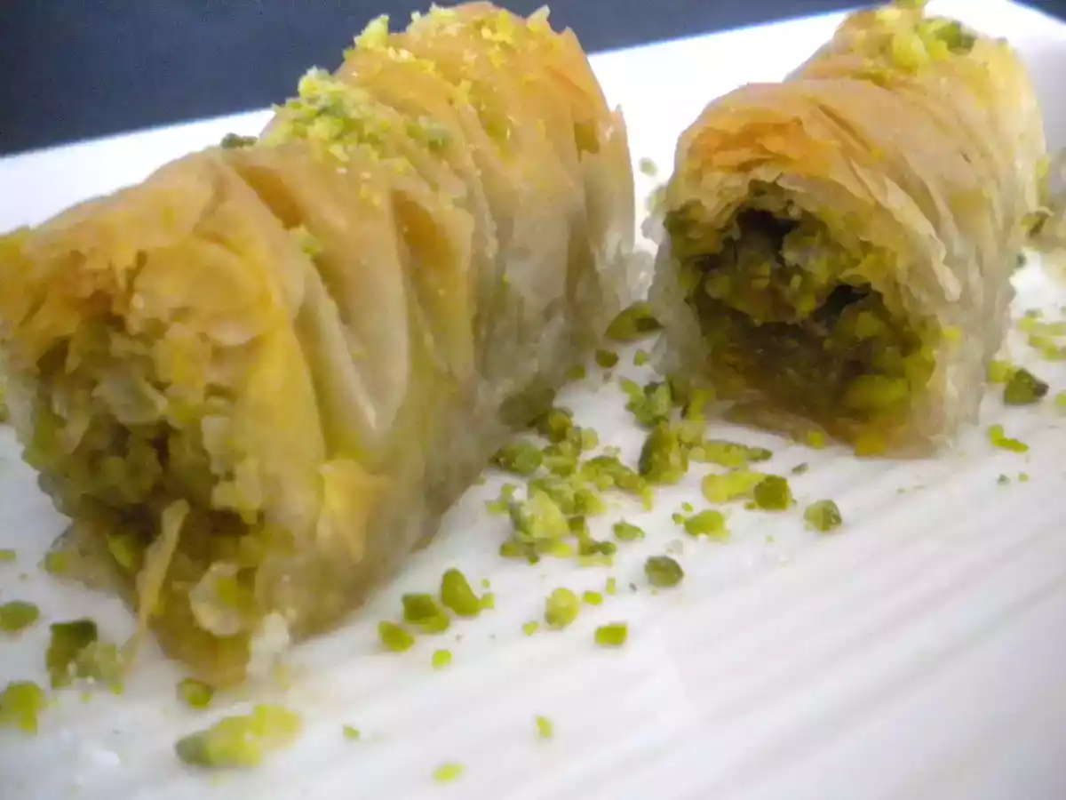 Baklavas rolls aux pistaches (recette libanaise)