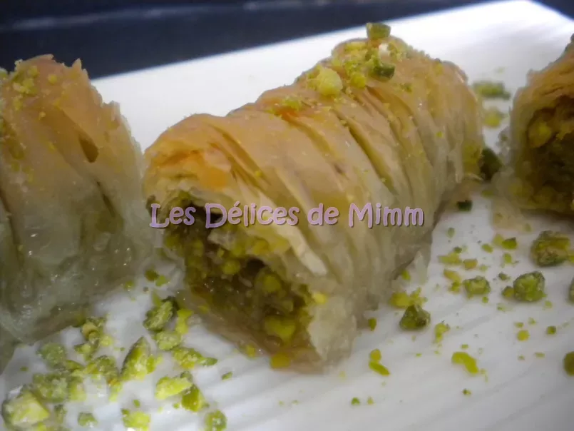 Baklavas rolls aux pistaches (recette libanaise) - photo 2