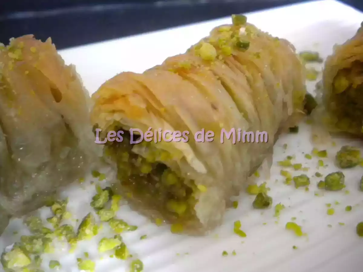 Baklavas rolls aux pistaches (recette libanaise) - photo 2