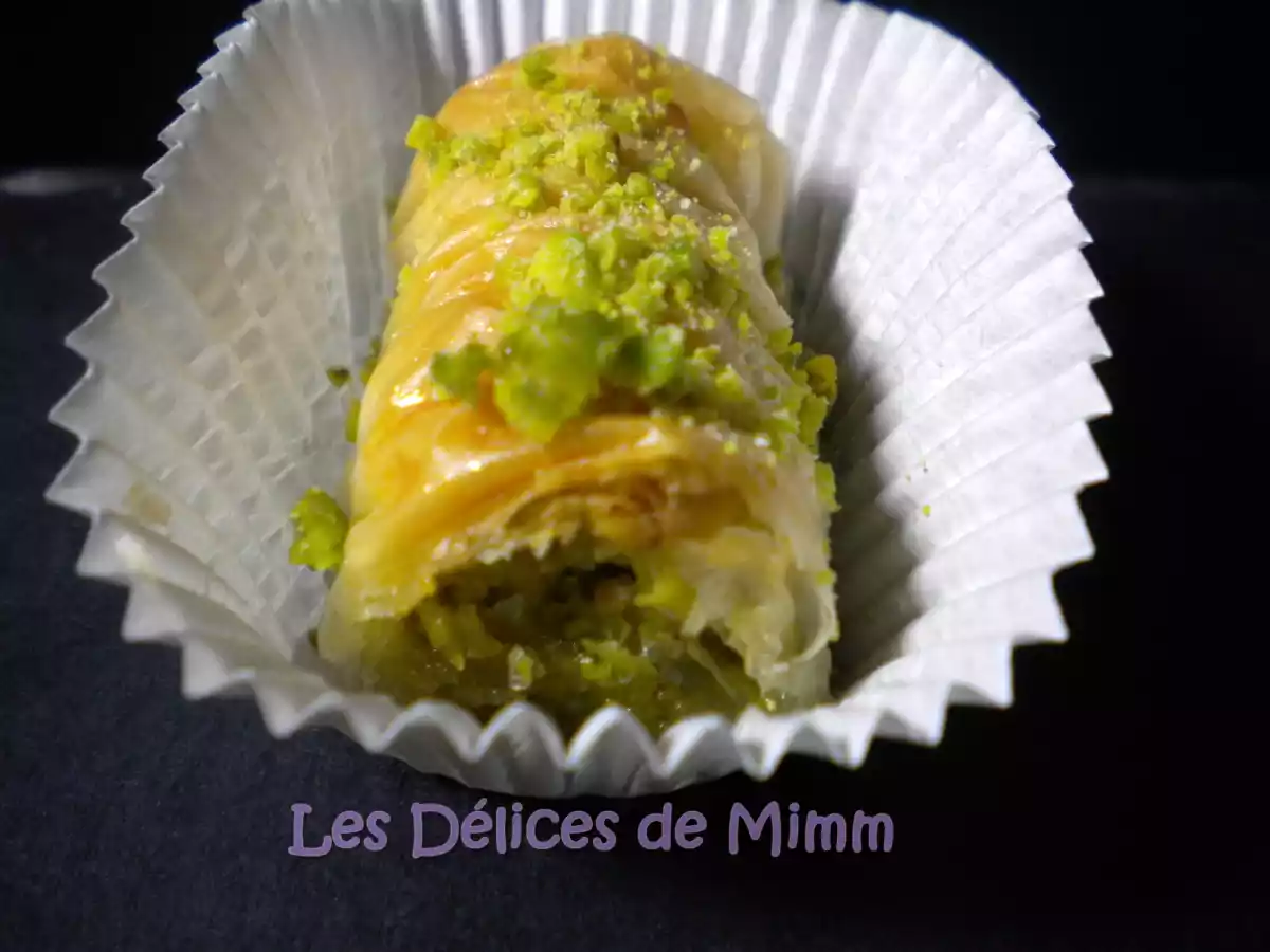 Baklavas rolls aux pistaches (recette libanaise) - photo 4