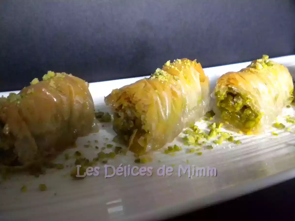 Baklavas rolls aux pistaches (recette libanaise) - photo 6