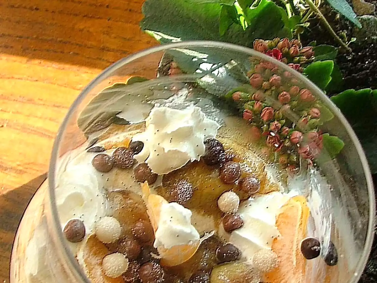 Banane et clémentine au tofu soyeux