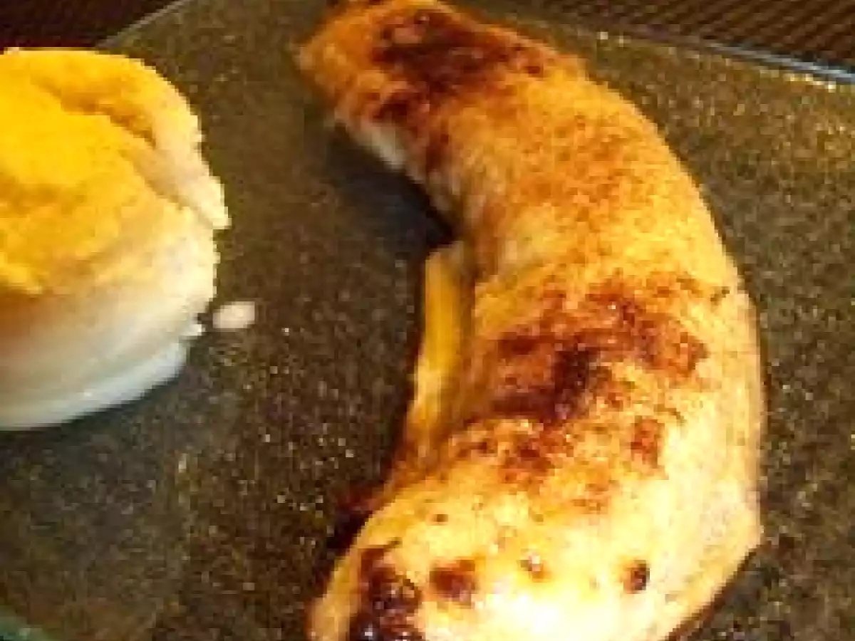 Banane rôtie à la cannelle