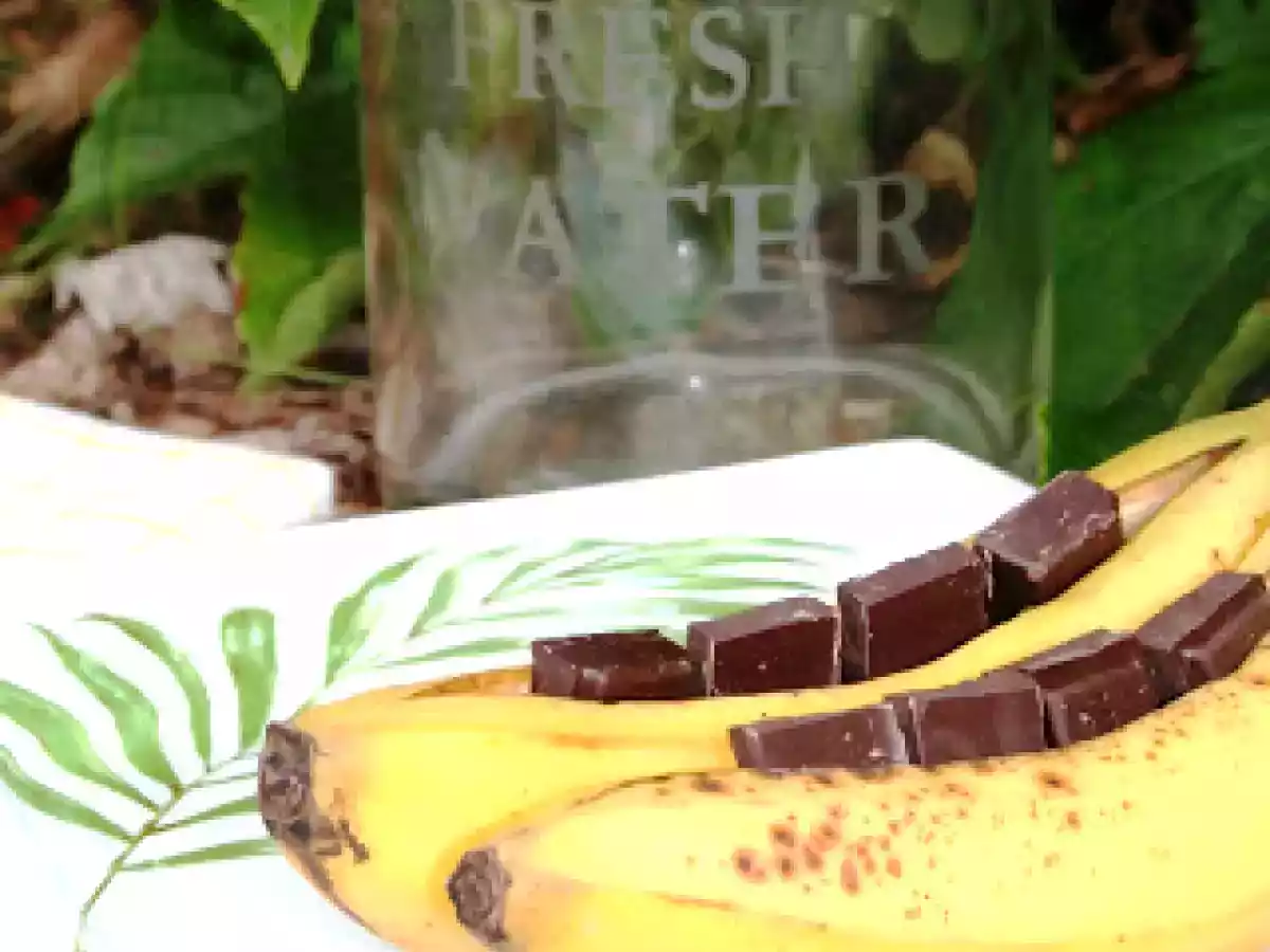 Bananes au chocolat au barbecue
