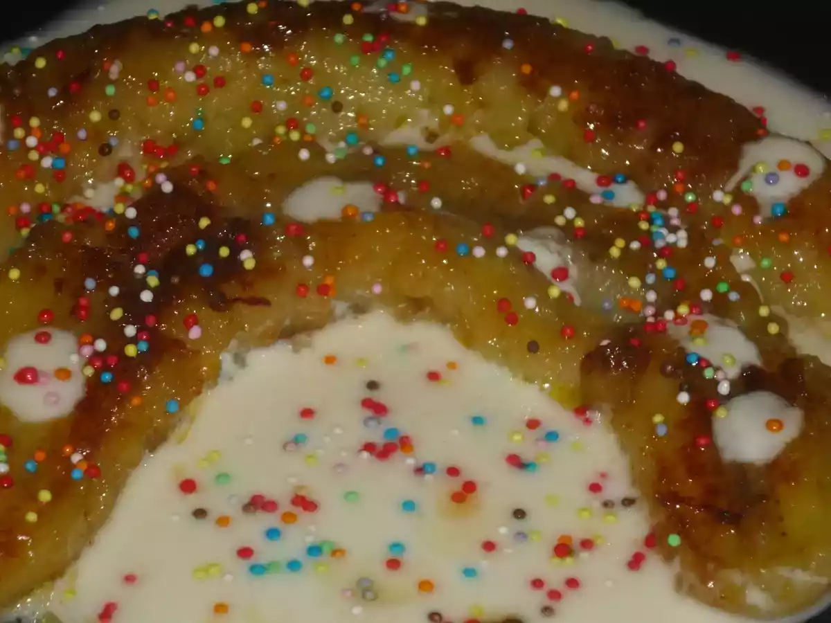 Bananes caramélisées au miel