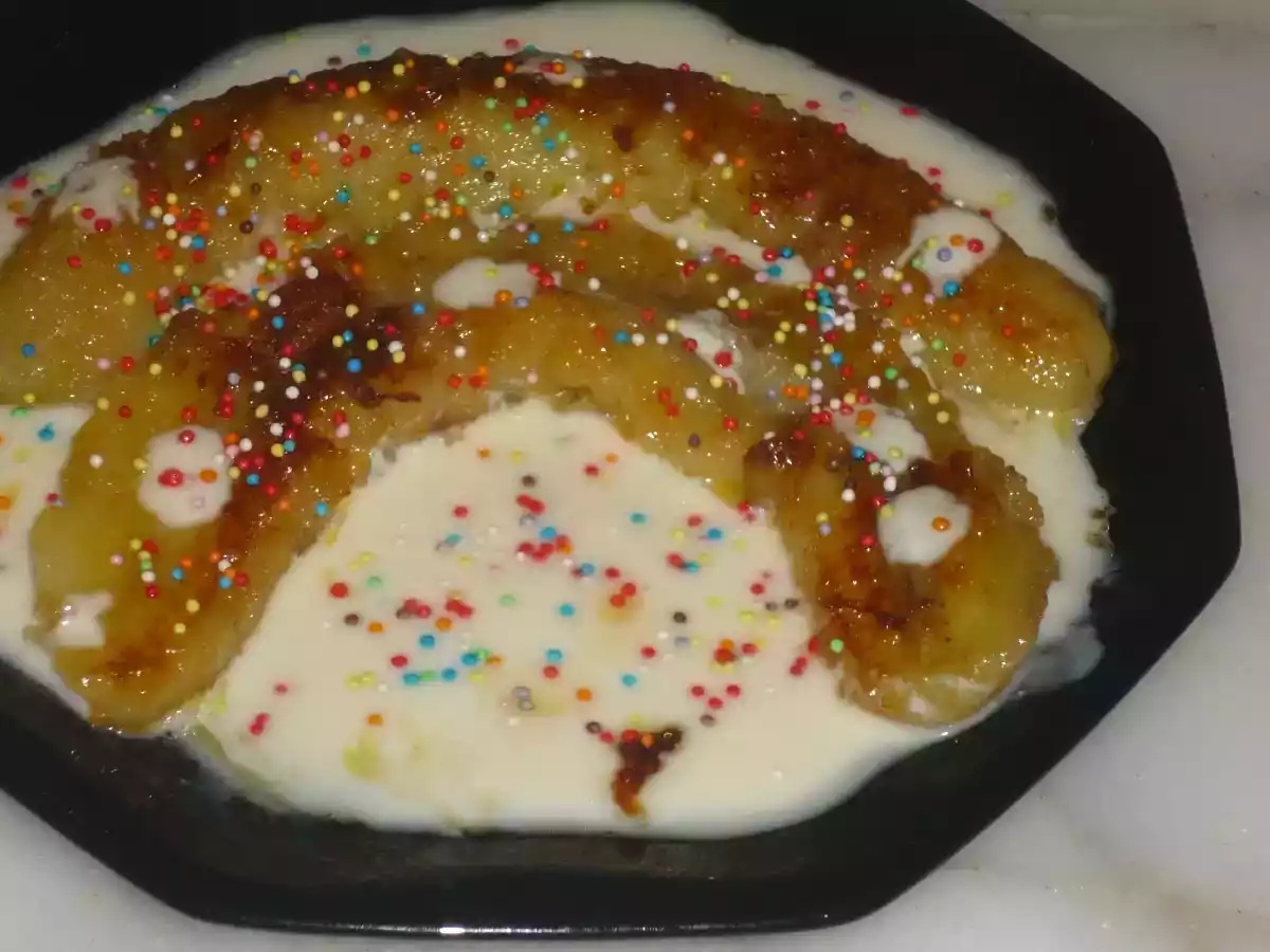 Bananes caramélisées au miel - photo 2