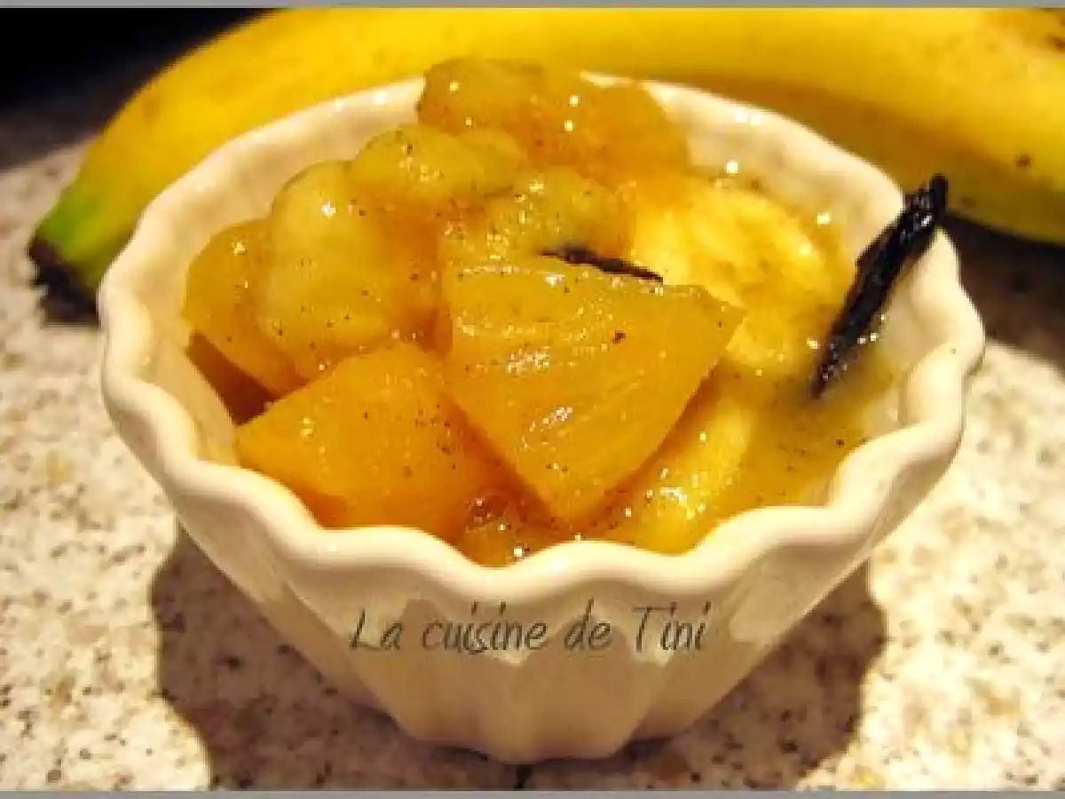 Bananes et ananas aux épices