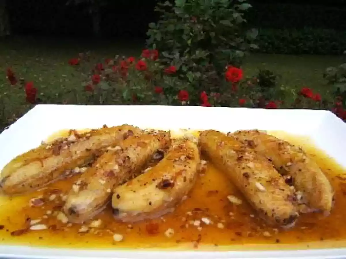 Bananes roses caramélisées aux épices et Liqueur de bananes - photo 2