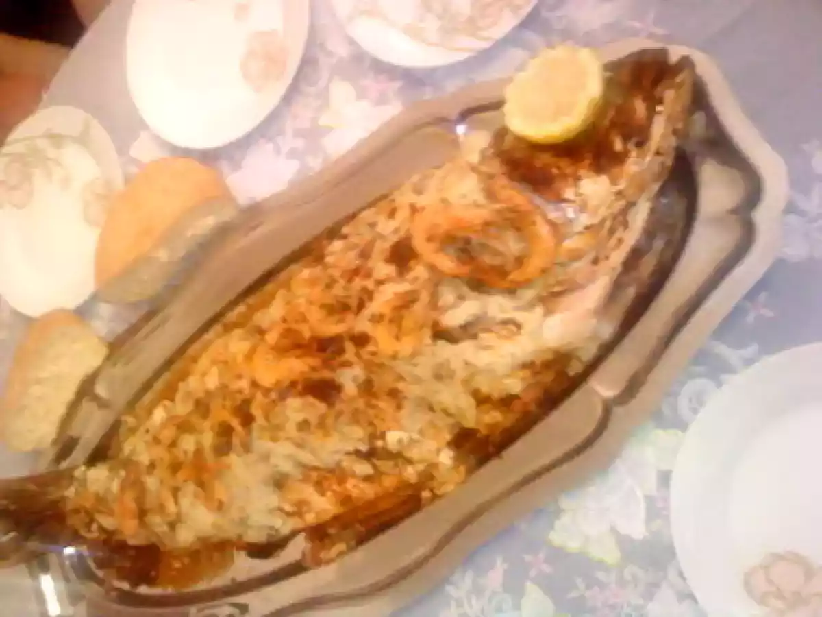 Bar à la charmoula et sa sauce blanche aux crevettes et champignons - photo 2