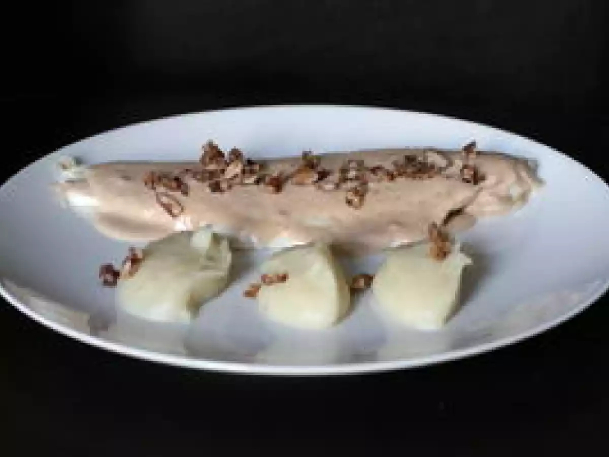 Bar aux chataignes, purée de topinambours