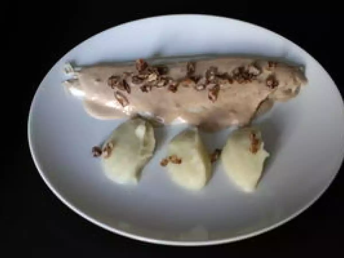 Bar aux chataignes, purée de topinambours - photo 2