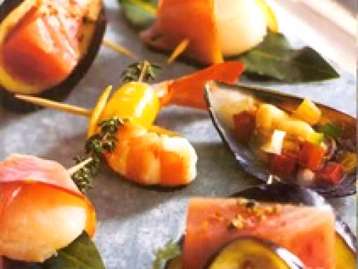 Barbecue marin aux fruits de mer