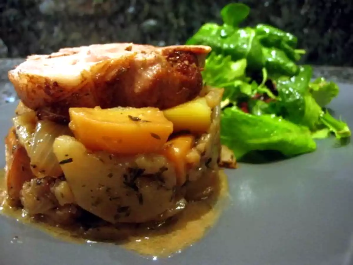 barboton d'agneau aux topinambours