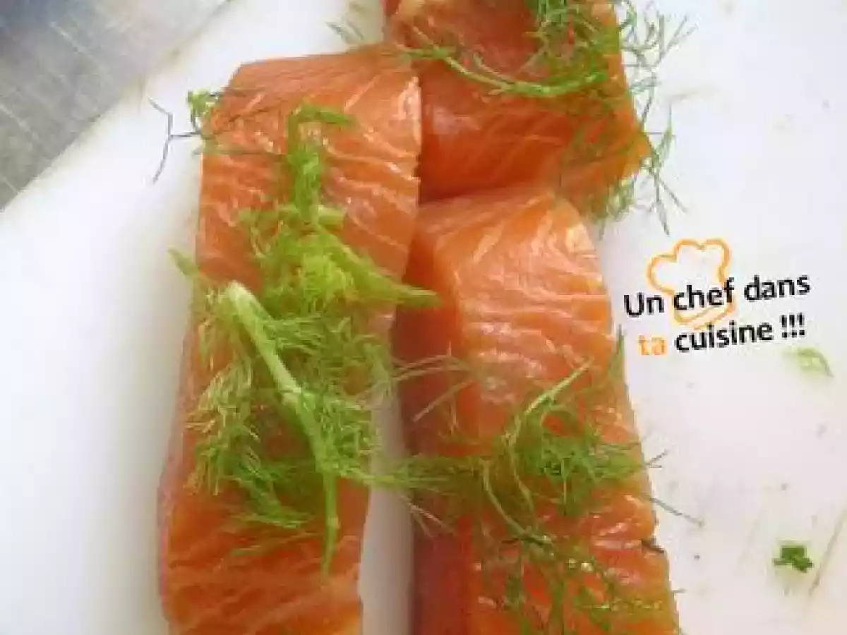 Baron de Saumon Fumé mi-cuit à la Vapeur