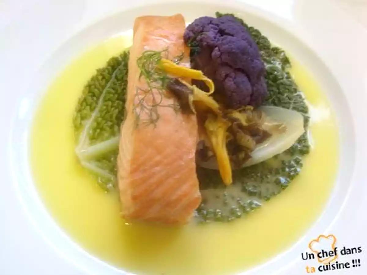 Baron de Saumon Fumé mi-cuit à la Vapeur - photo 2