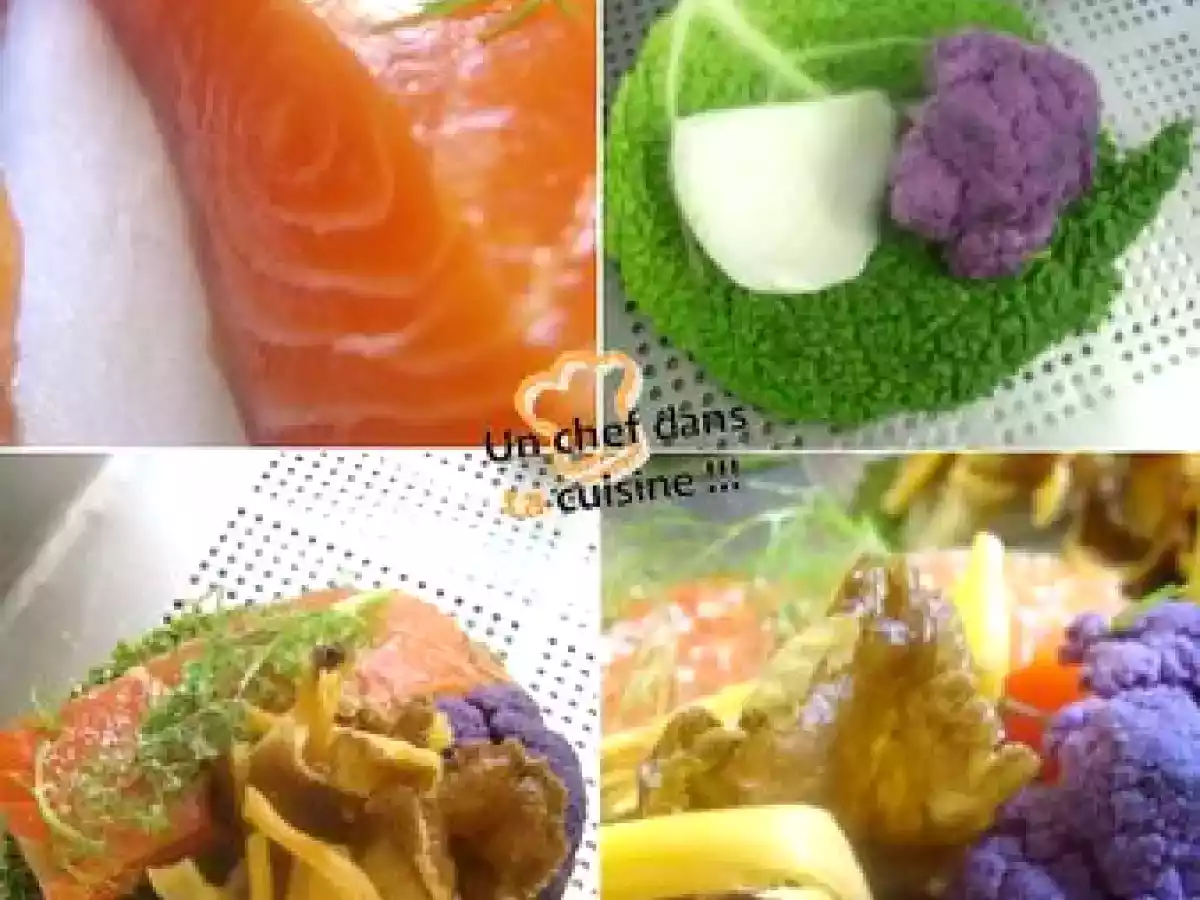 Baron de Saumon Fumé mi-cuit à la Vapeur - photo 4