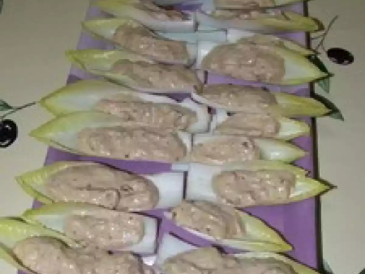 Barquettes d'endives aux rillettes de thon - photo 2